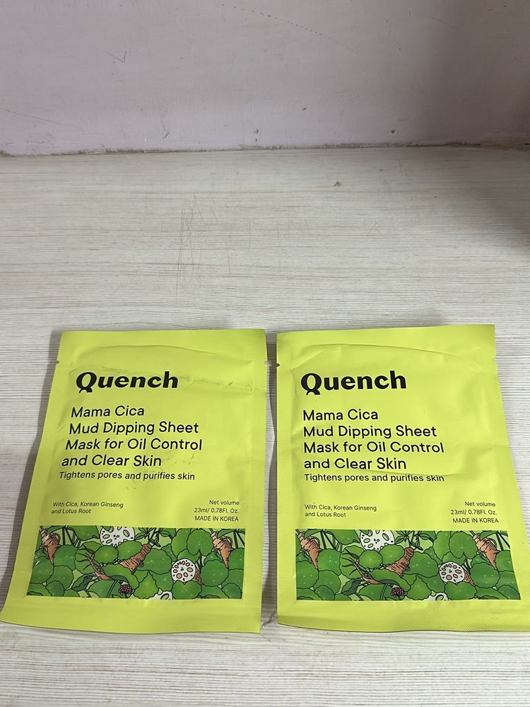 Quench botanics Sheet Mask (Set Of 2)