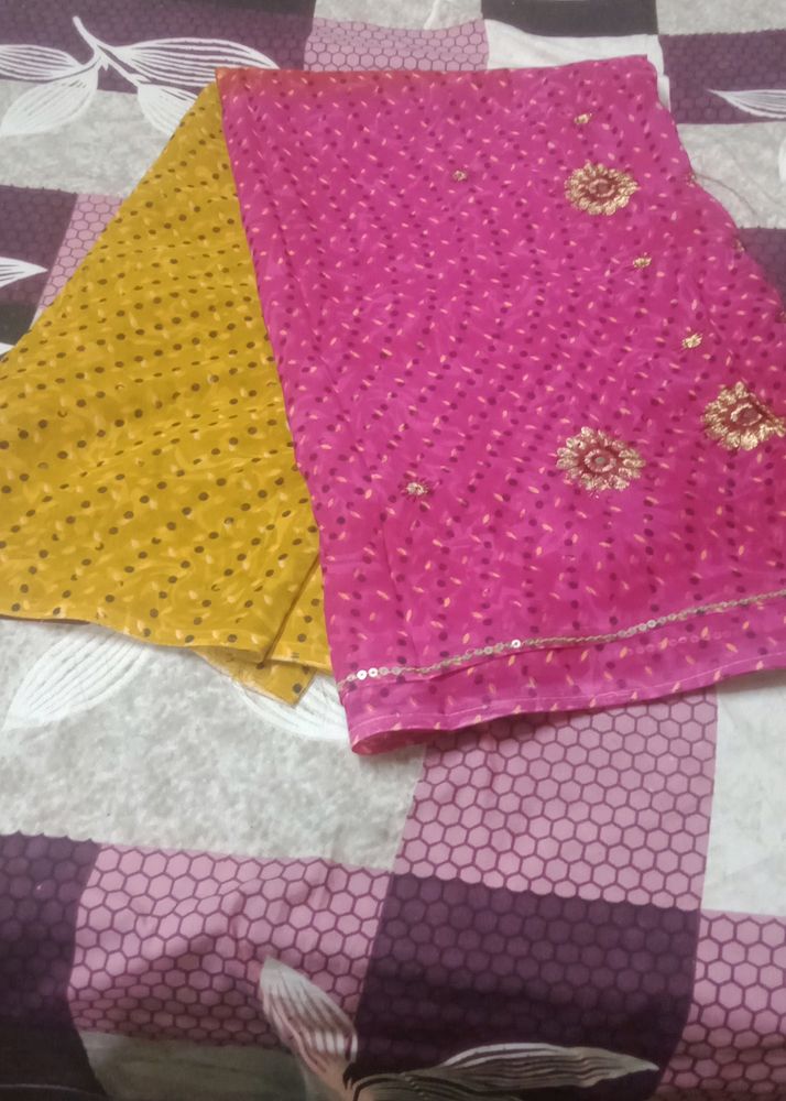 Double Shade Saree