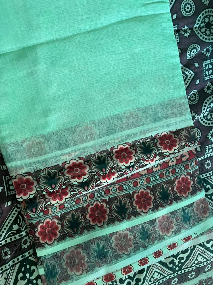 Pista Saree