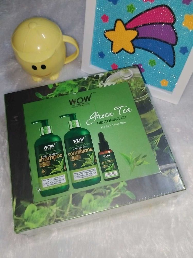 (Sealed) Wow Green Tea Restoring Kit Gift Set