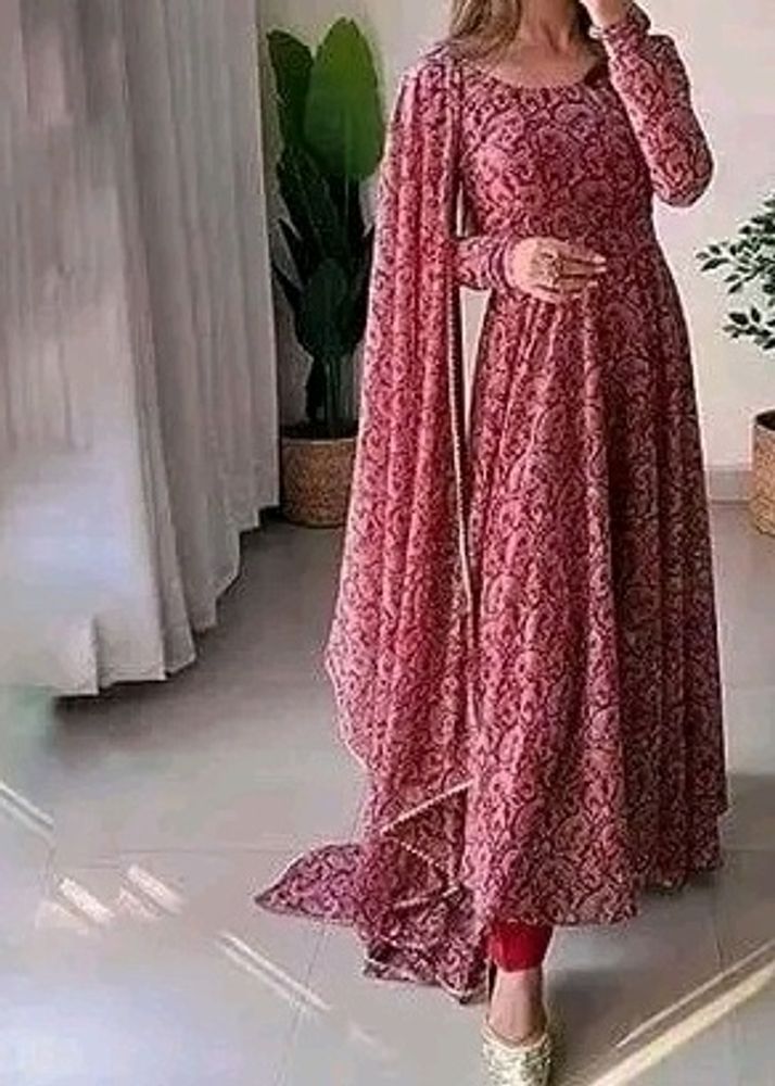 Anarkali Kurti With Dupatta