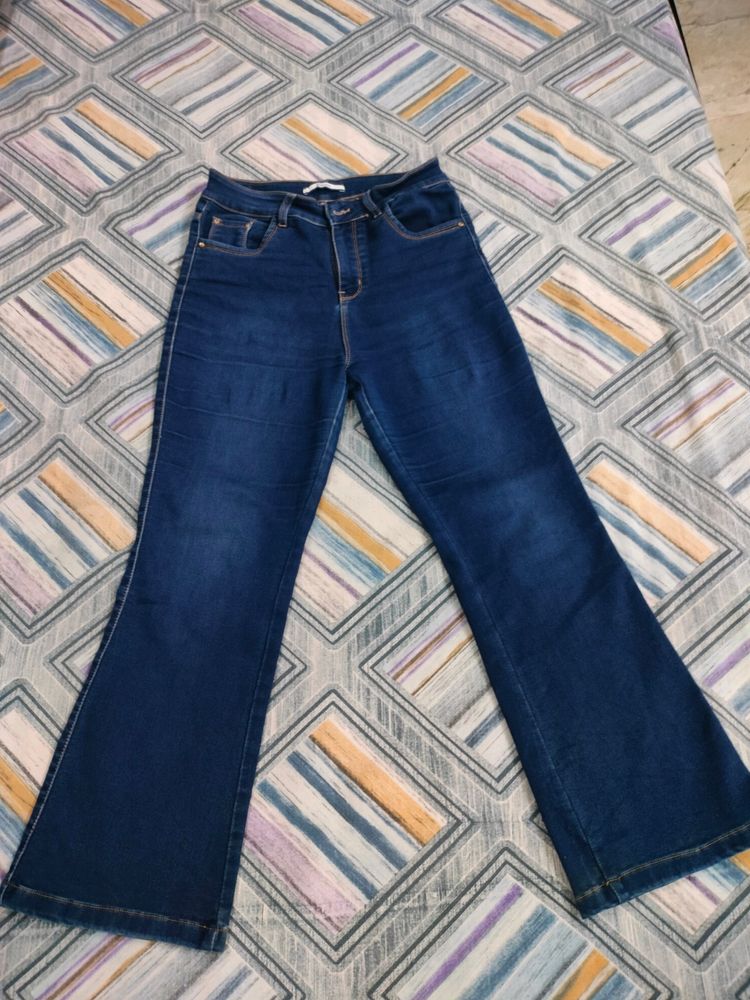 High Waisted Boot Cut Jeans