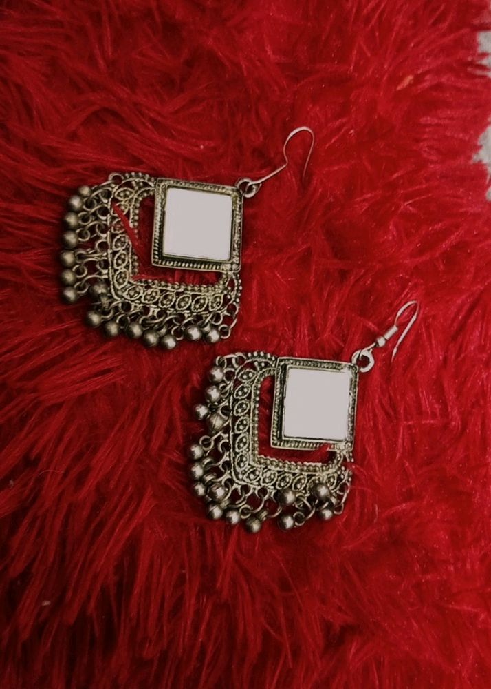 Mirror Jhumka