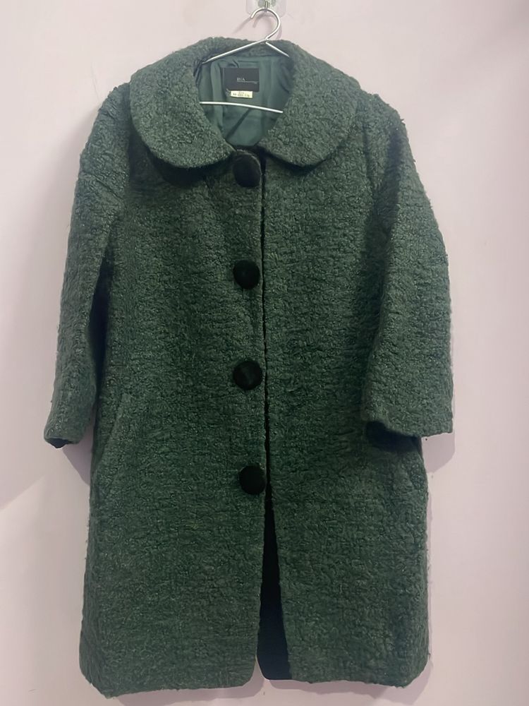 green overcoat