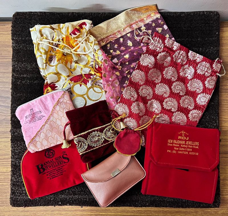 Combo: Fancy/Jewellery Pouches