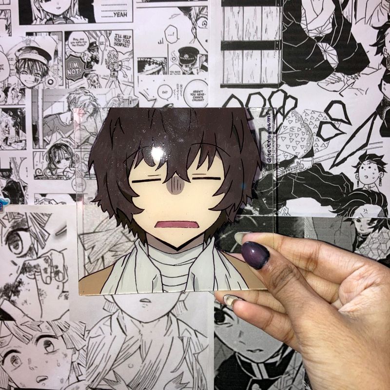 Dazai Glass Painting