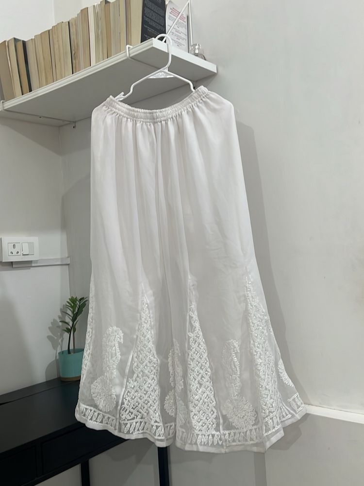 original chikankari sharara pant