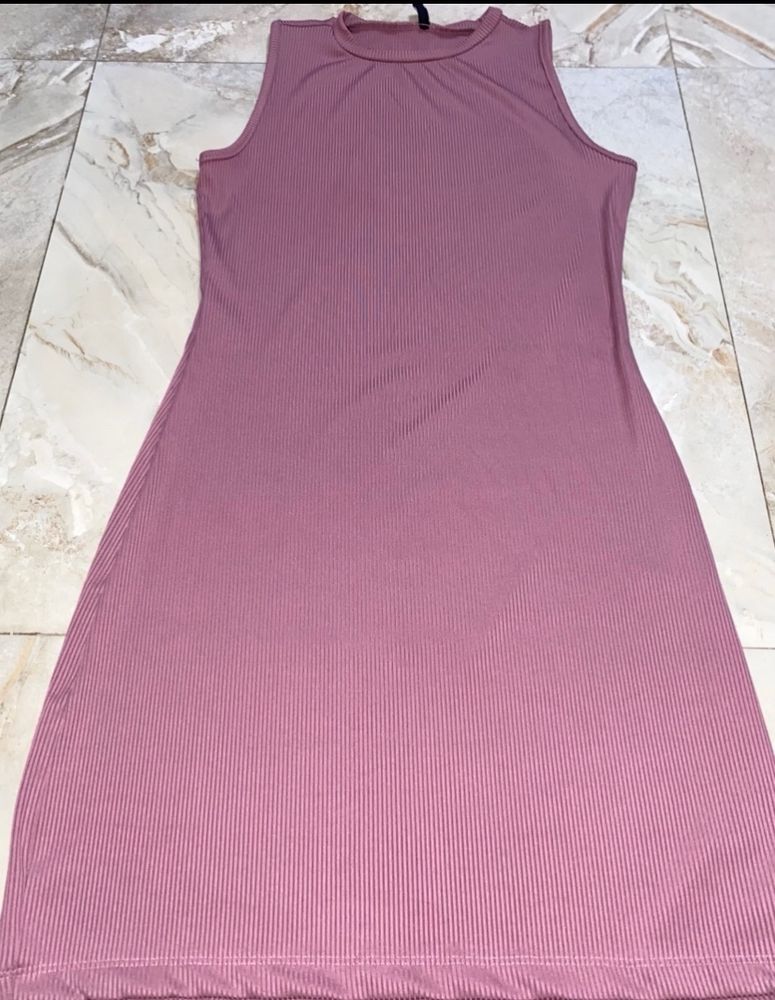 Bodycon Mauve Pink Dress