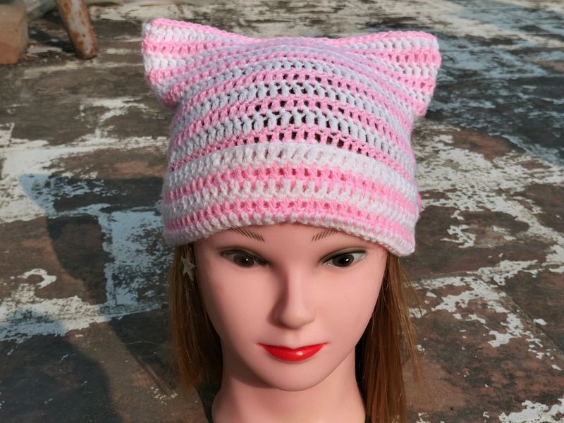 Crochet Cat Beanie