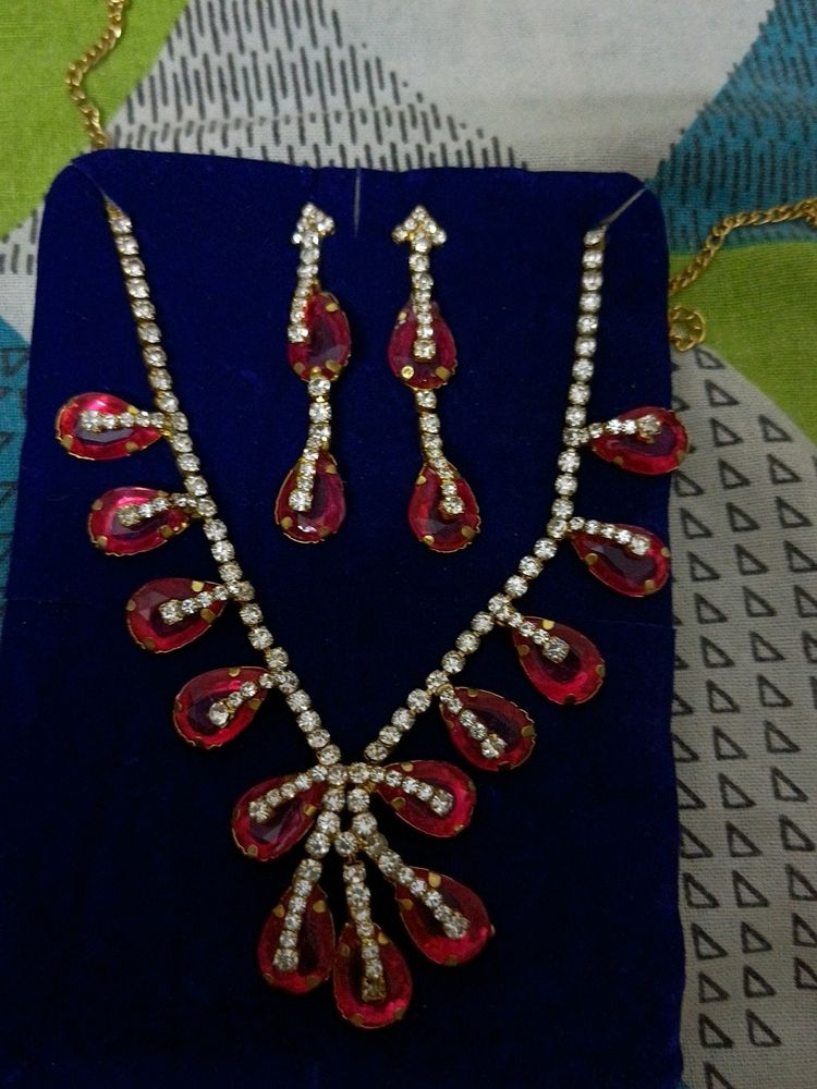 Pink Jewellery Set