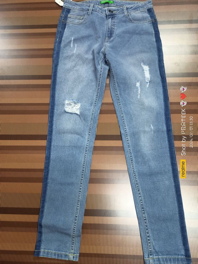 (N-06) 30 Size Slim Fit Denim Jeans