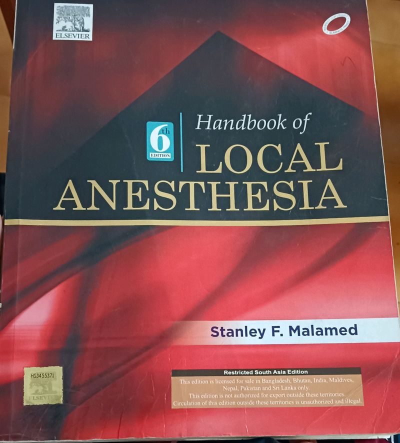 Handbook Of Local Anesthesia