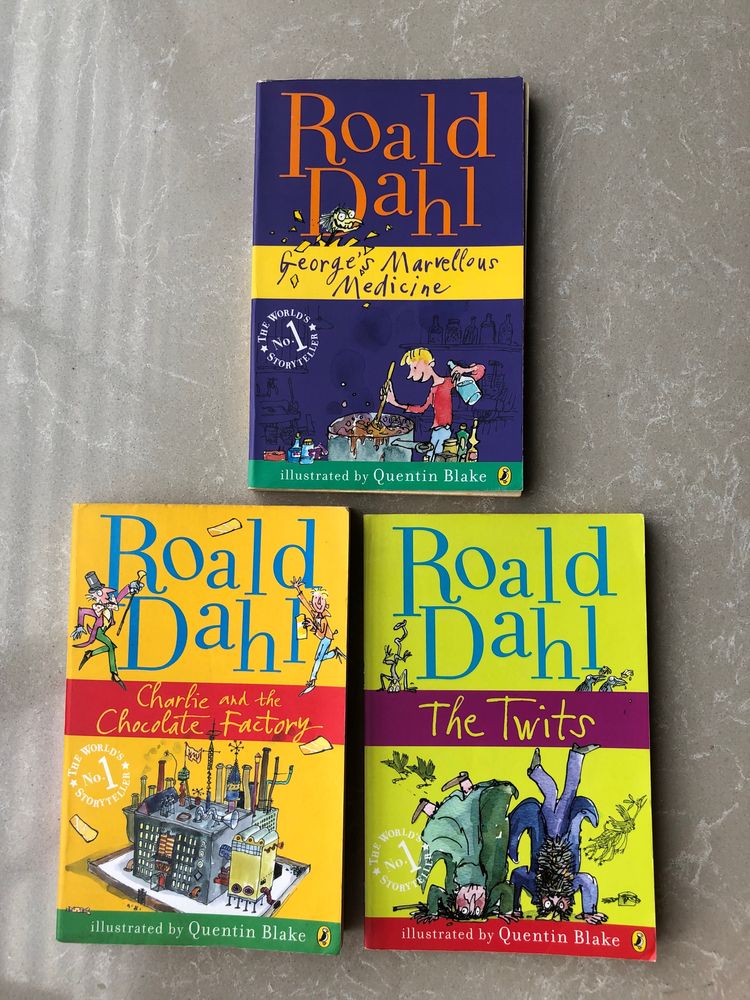 Set Of 3 Roald Dahl Books