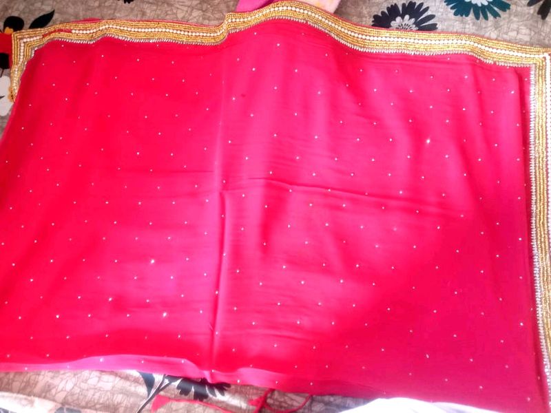 Full heavy work saree