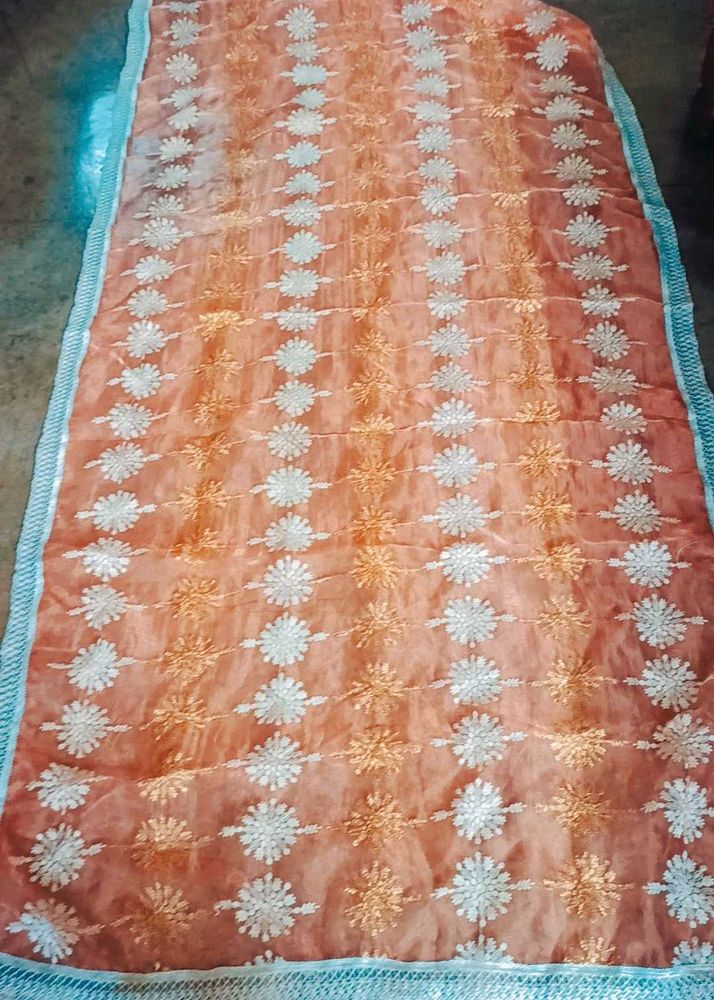 All Over Machine Embroidery work Dupatta