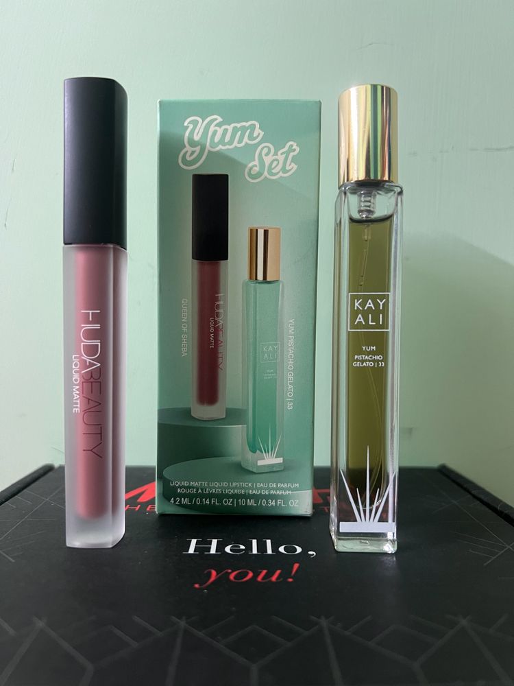 Kayali Perfume & Huda Beauty Full Size Lipstick