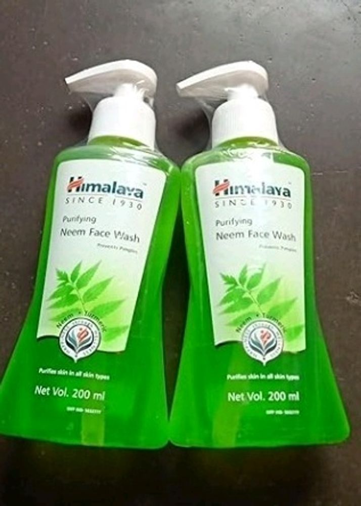 Himalaya PURIFYING NEEM FACE WASH 200ml each Combo