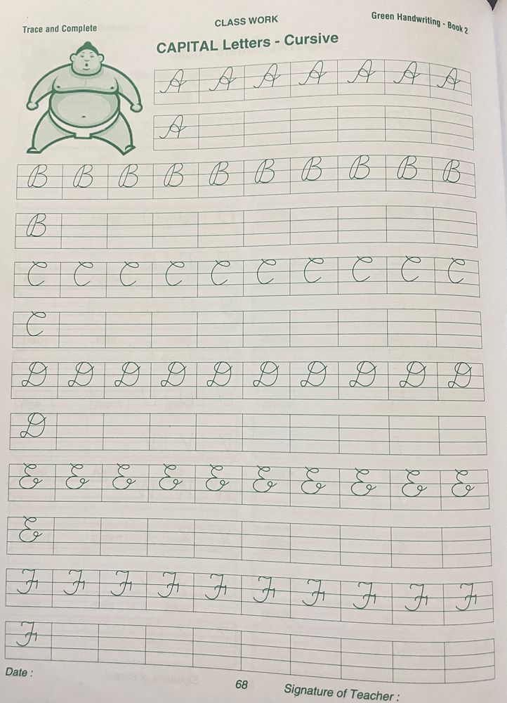 CURSIVE WRITING BOOK 📚FOR GRADE 1 & 2 STUDENTS