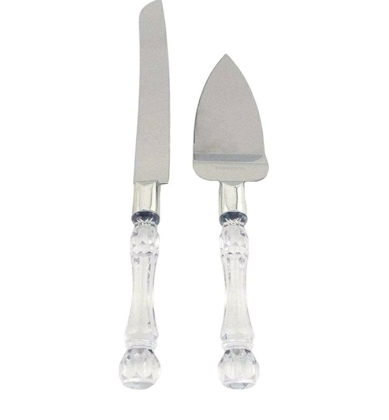 Stainless Steel Cake Knife 2pcs