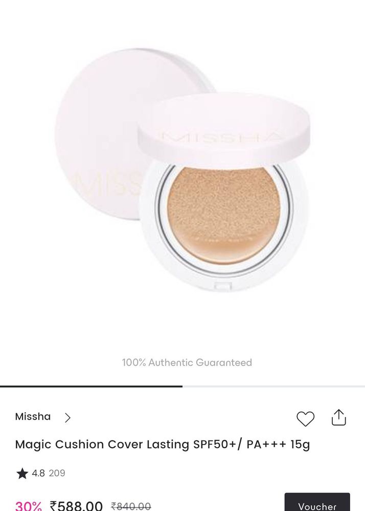 Missha Cushion Foundation ( Made In KOREA)