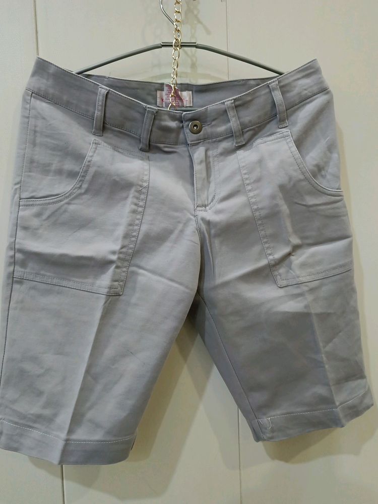 Grey Bermuda Shorts For Boys