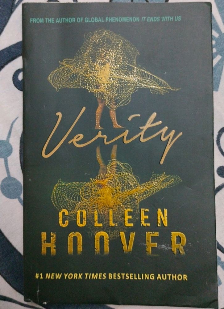 Novel Title: Verity   Author: Colleen Hoover   Genre: Thrillers & Suspense, Romantic Suspense