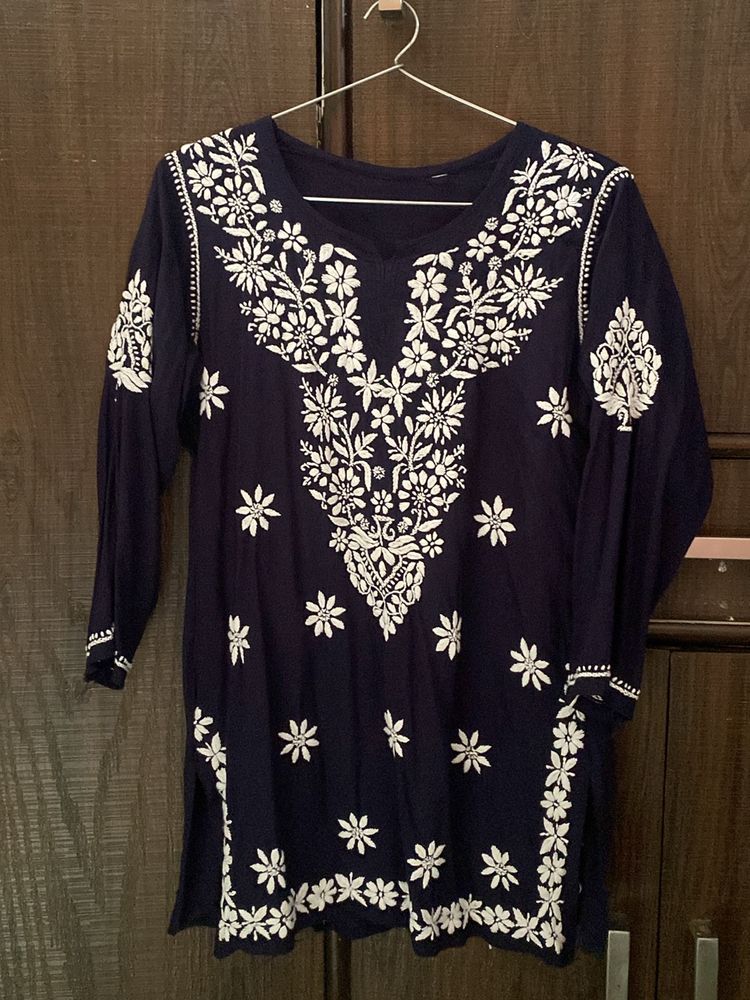 Chikankari Work Kurti