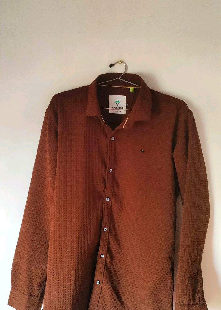 TREE Brown Shirt for Men