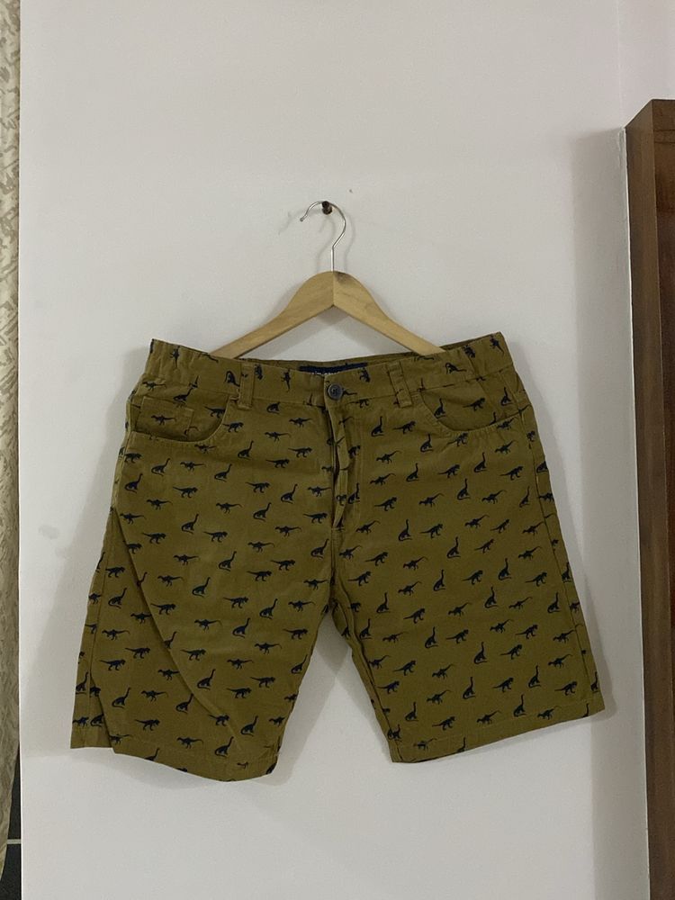 Dino Print Men Shorts