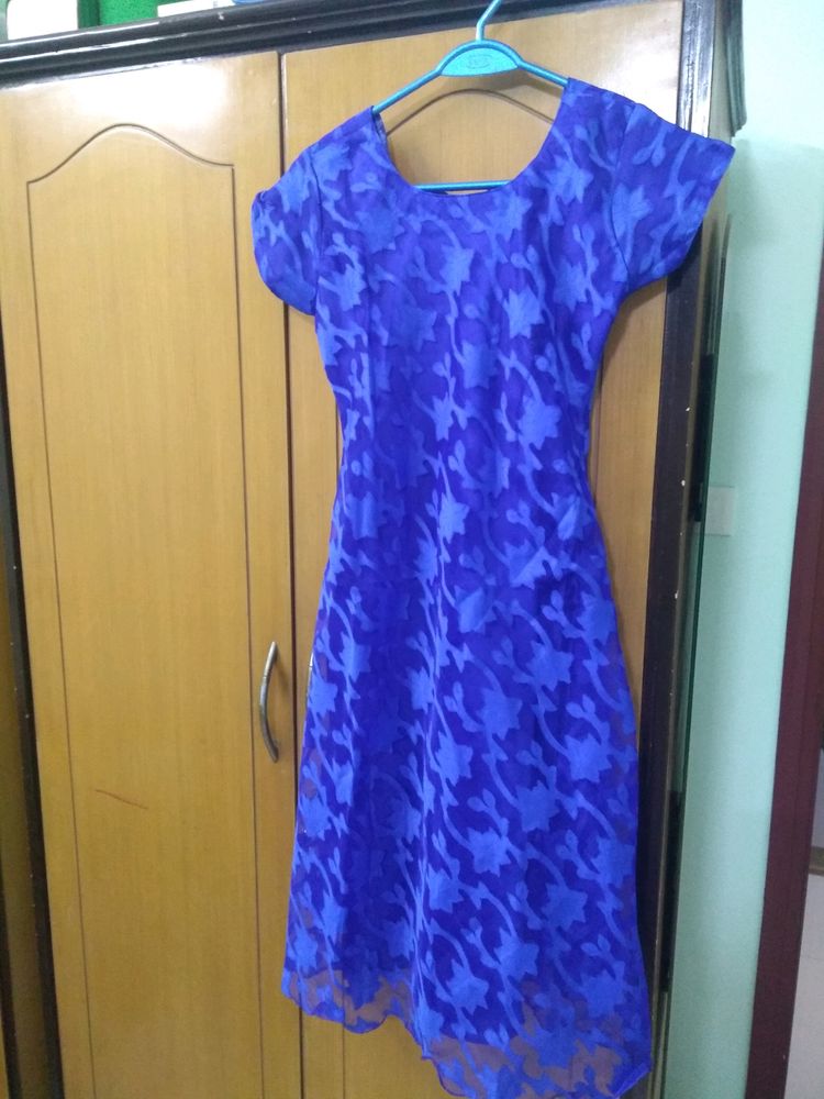 New Blue Anarkali At Super Discount Price