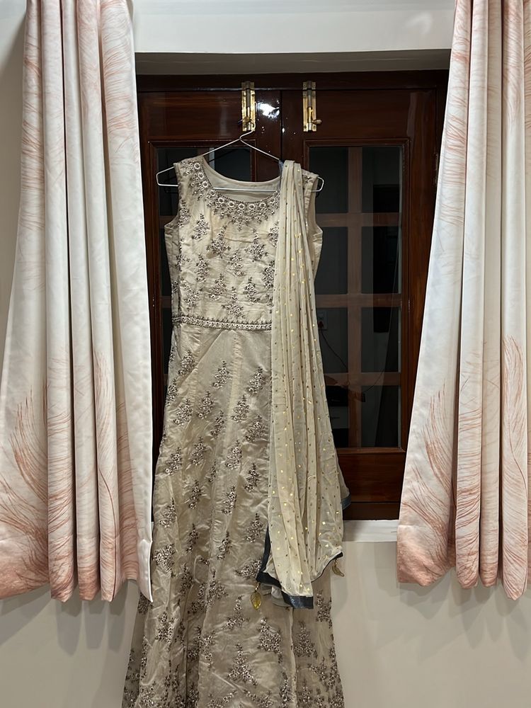 Elegant Gown Along With Dupatta