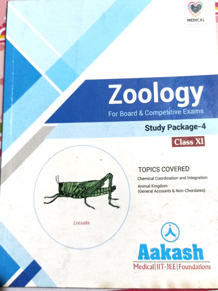 Aakash Module Zoology Package 4 Class 11