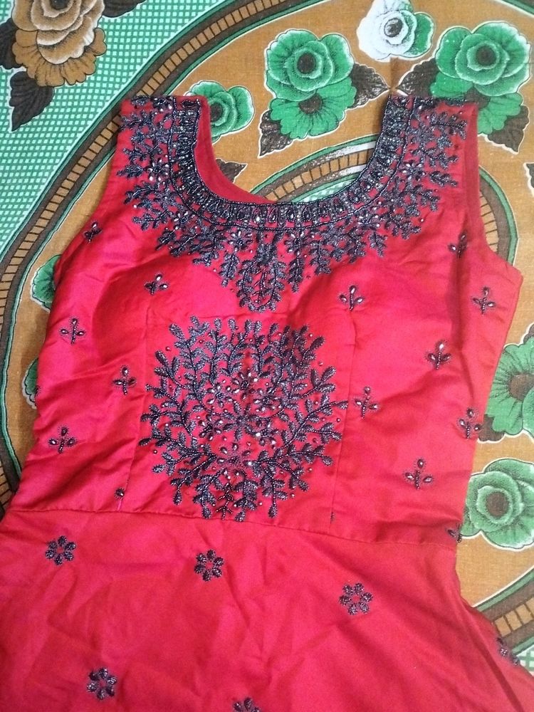 Ethnic Pink Gown