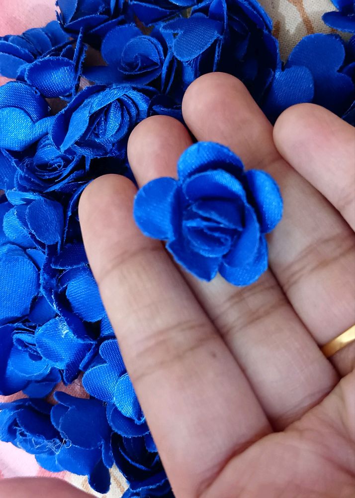 64 Pc Navyblue Flowers