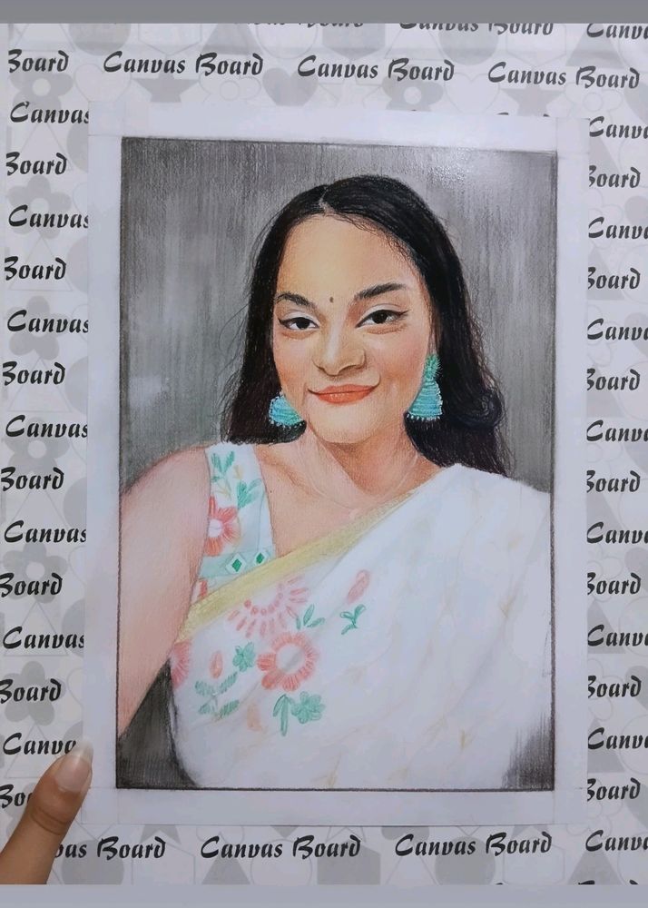 Rakhi Gift Colored Sketch A4 Size
