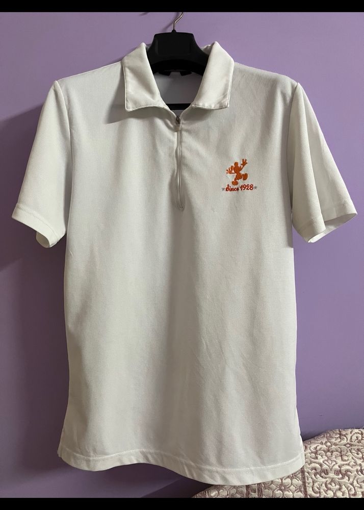 A Polo White Tshirt.