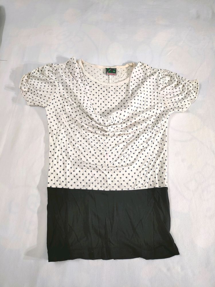 Polka Dot Women's Top