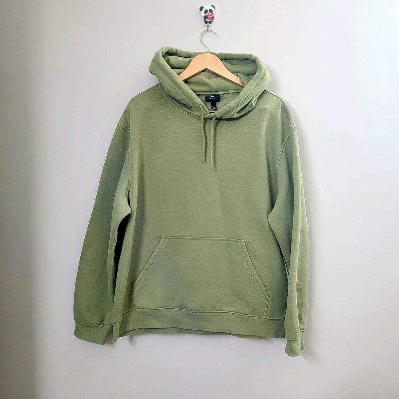 H&M Relaxed Fit Light Green Hoodie