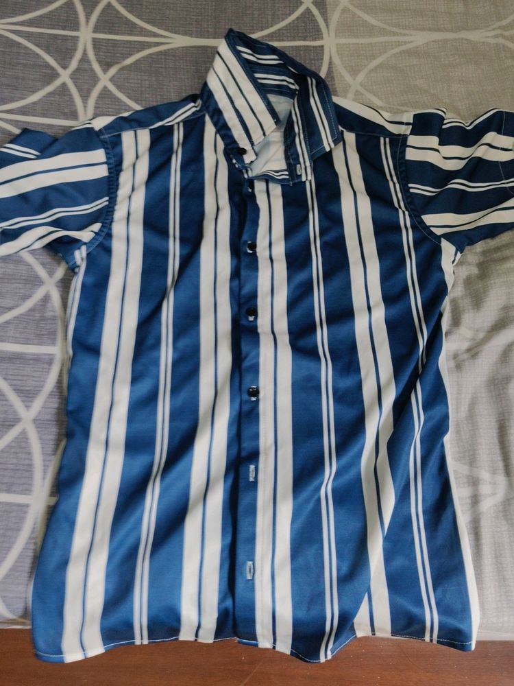 Striped Half Sleeve Shirt For Men