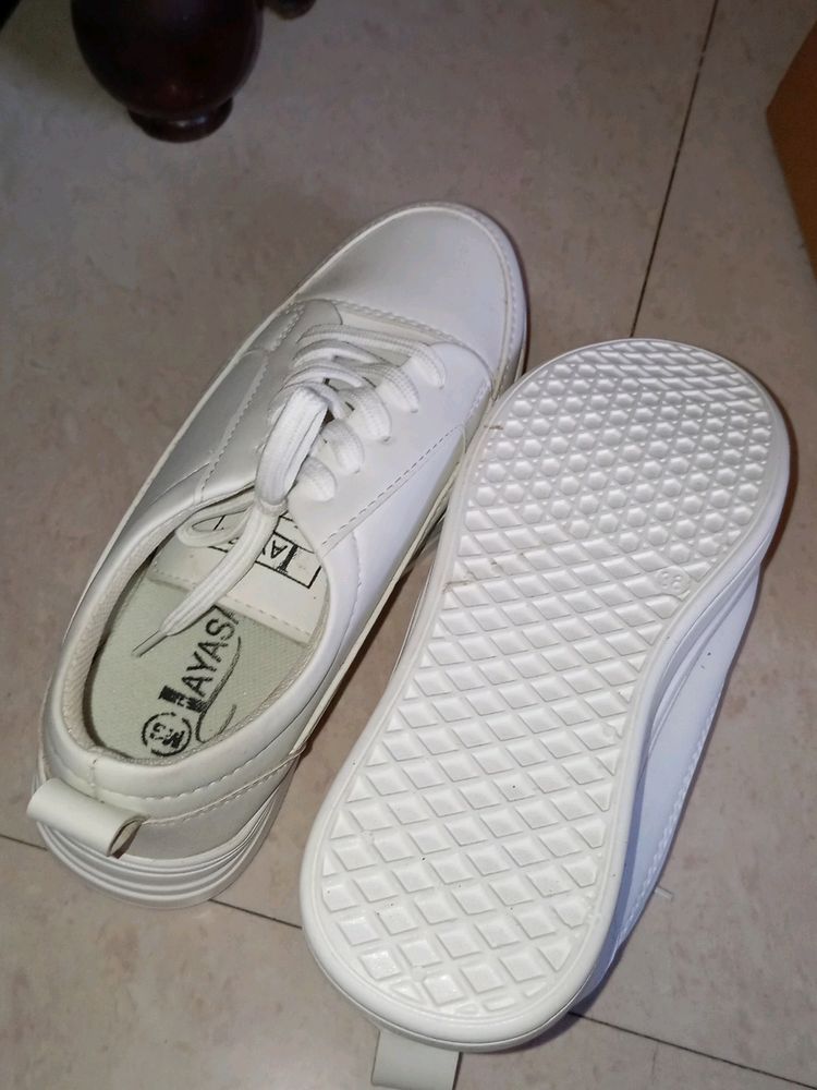 White Casual Shoes