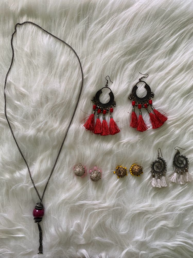 Combo Jhumka & Necklace