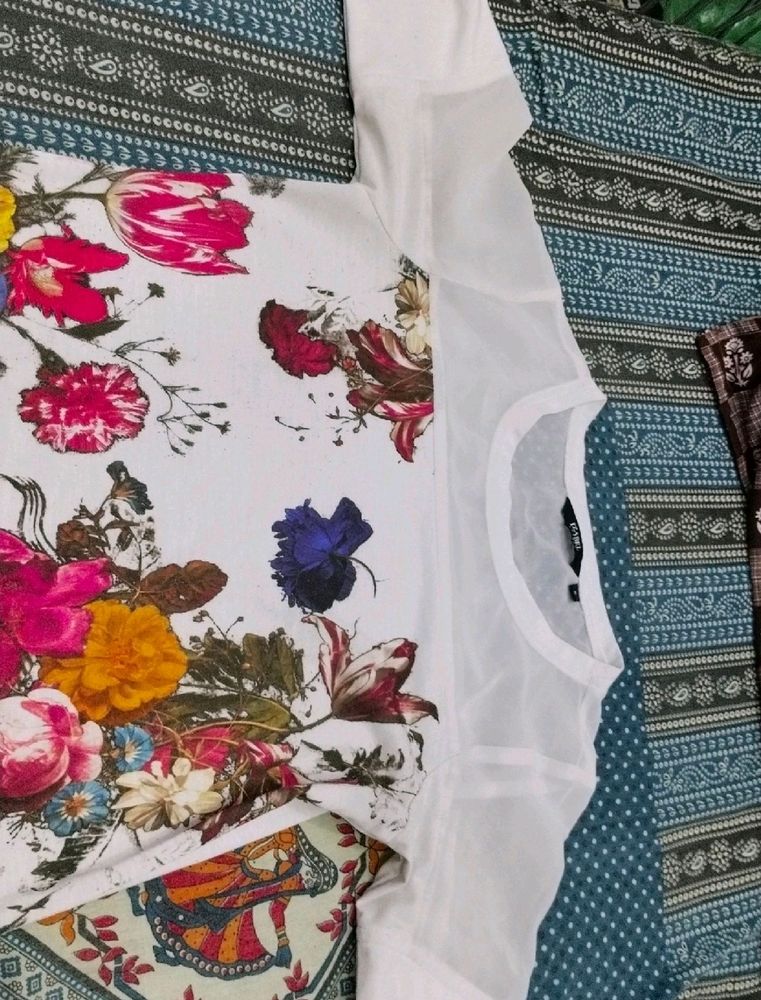 Flower Print Tshirt