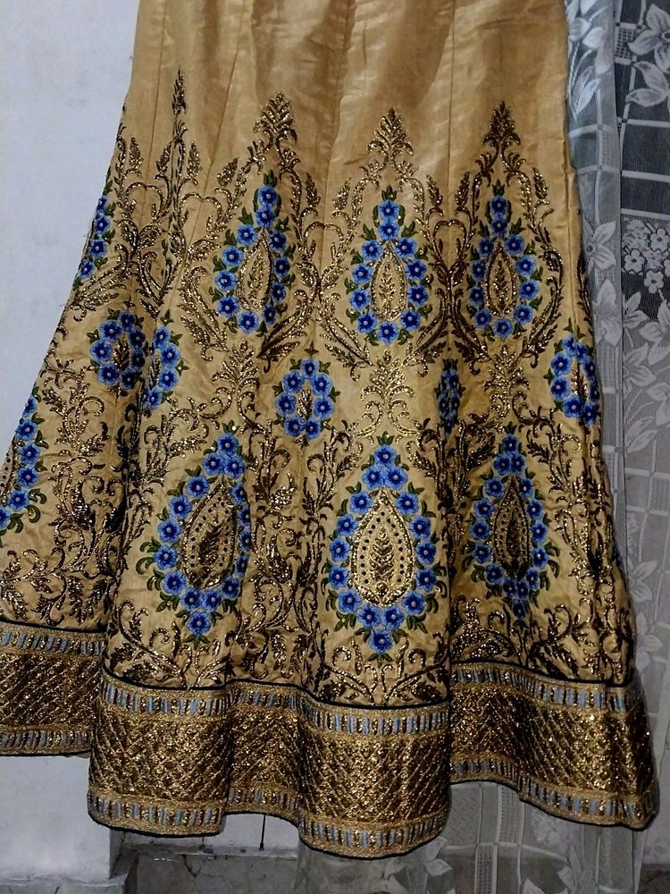 Golden Lahnga |katan Silk|