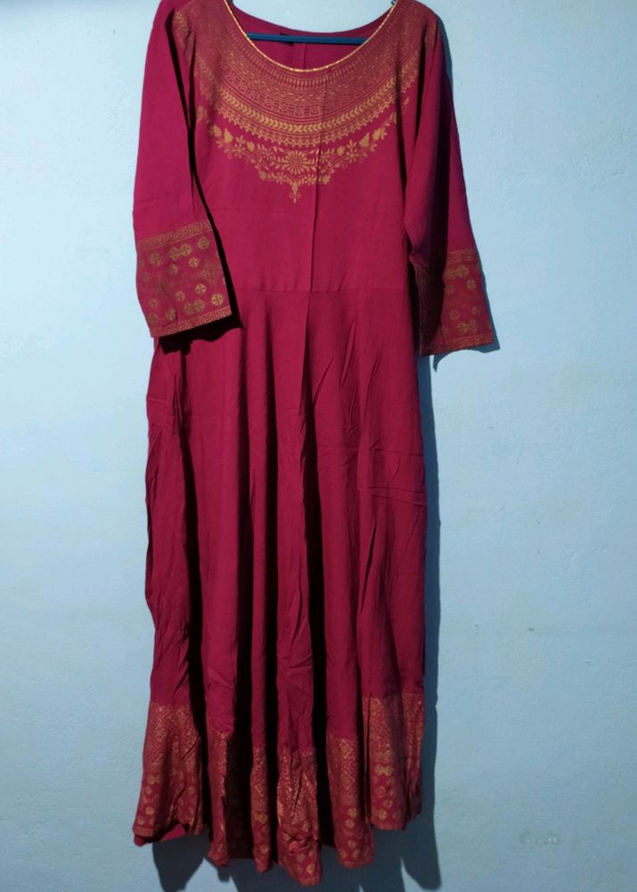 Cotton A line Kurta