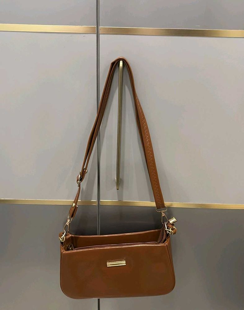 TAN HANDBAG