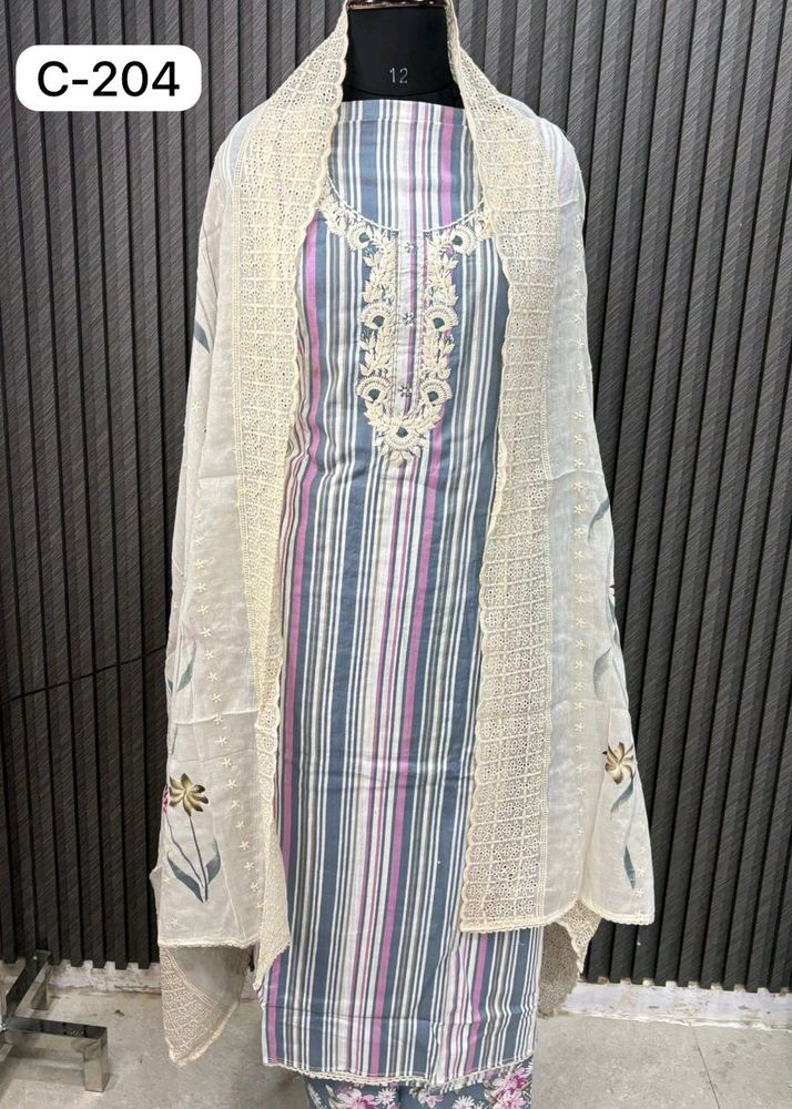 Women Unstitched Kurta Set Pure Cotton🥳🥳