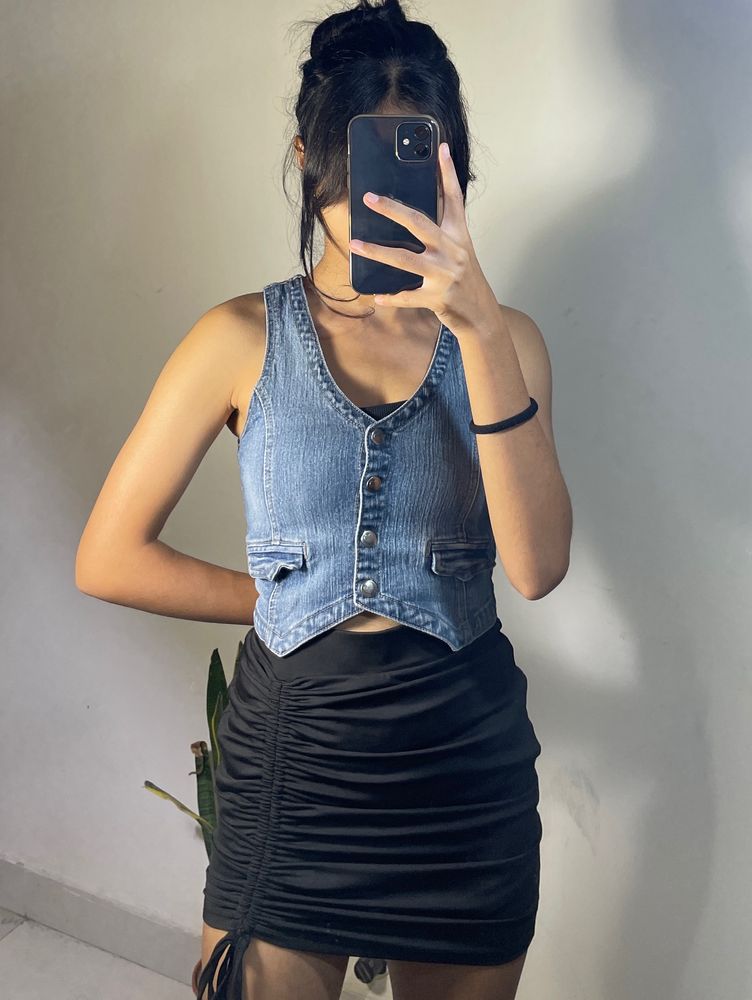 Zara Denim Vest