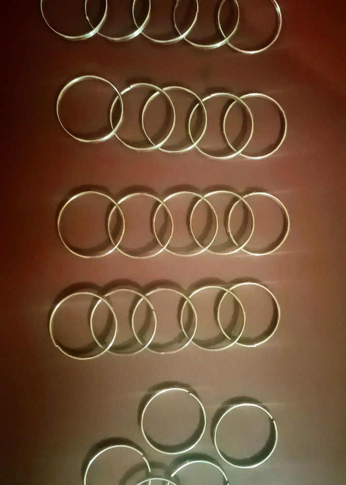 Hard Base Metal Ring 50 Pcs