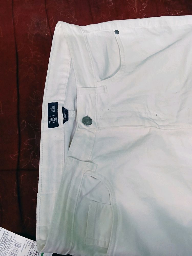 Dnmx White Jeans