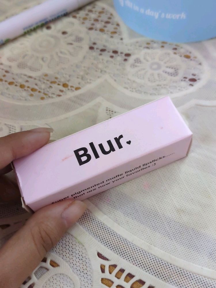 Blur Lipstick Call Me Daddy and Mamaearth Matte